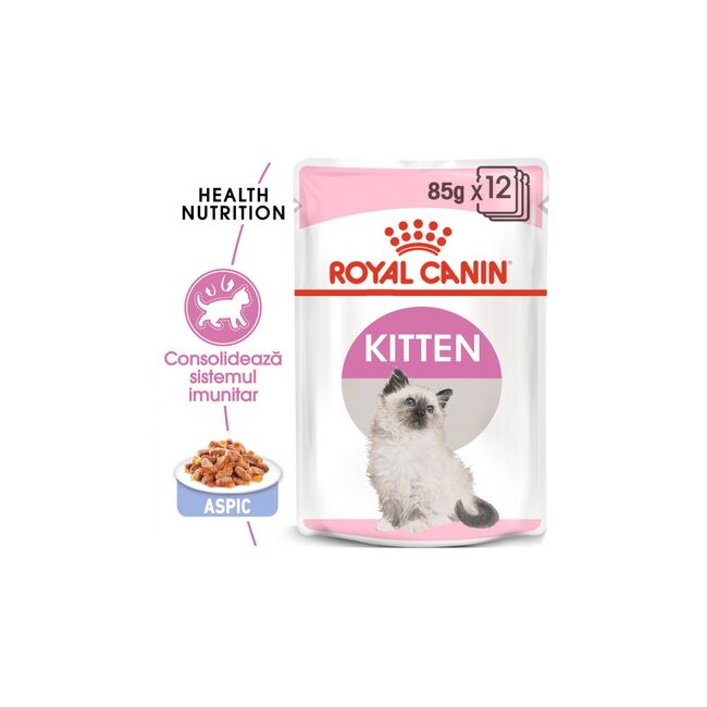 Royal Canin Kitten hrana umeda pisica (aspic) - 12 x 85 g