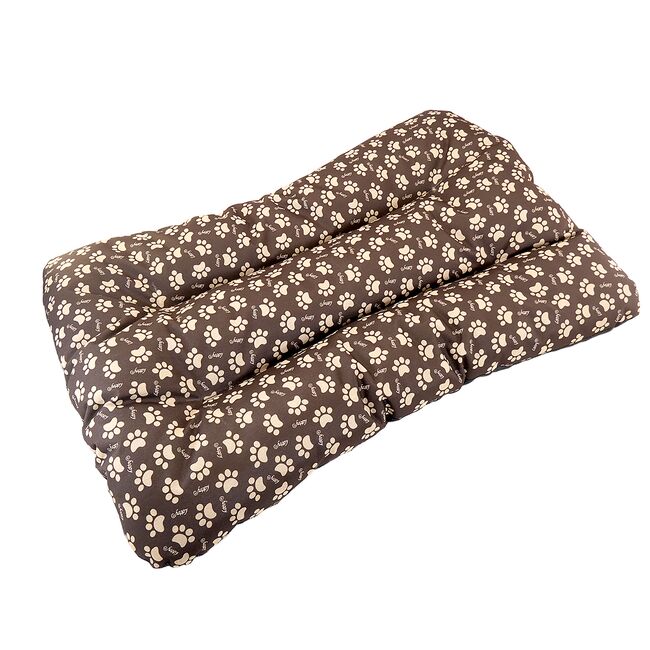 Saltea/perna impermeabila, pentru caine/pisica, model labute -  80×62 cm