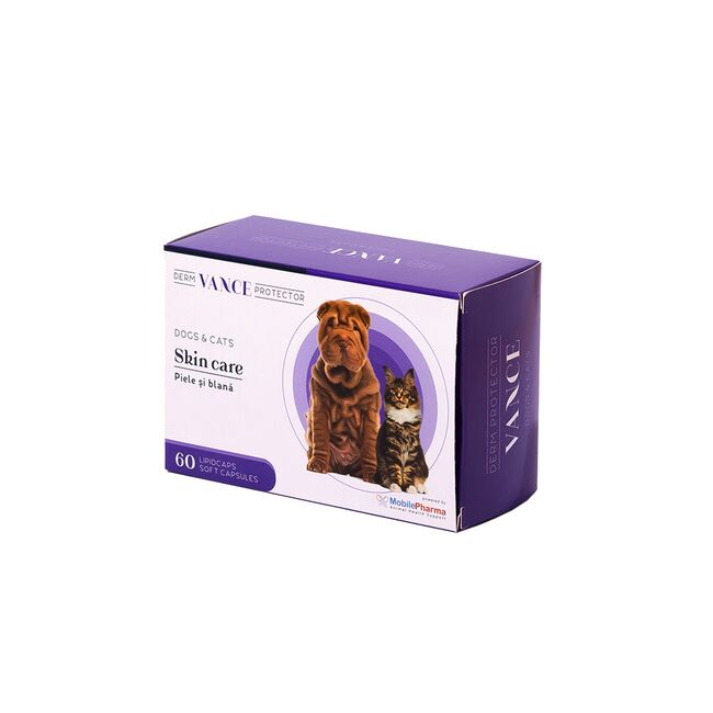 VANCE DERM PROTECTOR - CAINI SI PISICI - 60 CAPSULE
