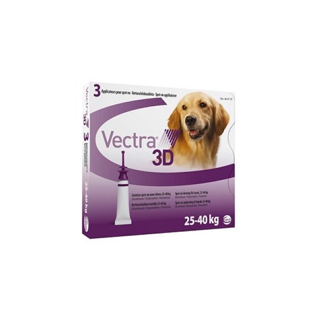 VECTRA 3D 25-40 KG - 3 PIPETE