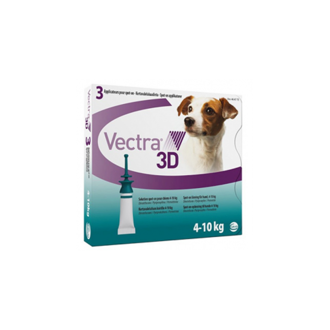 VECTRA 3D 4-10 KG - 3 PIPETE
