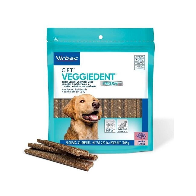 VEGGIEDENT DENTAL CHEW FR3SH LARGE DOG L (> 30 KG) - 15 BUCATI