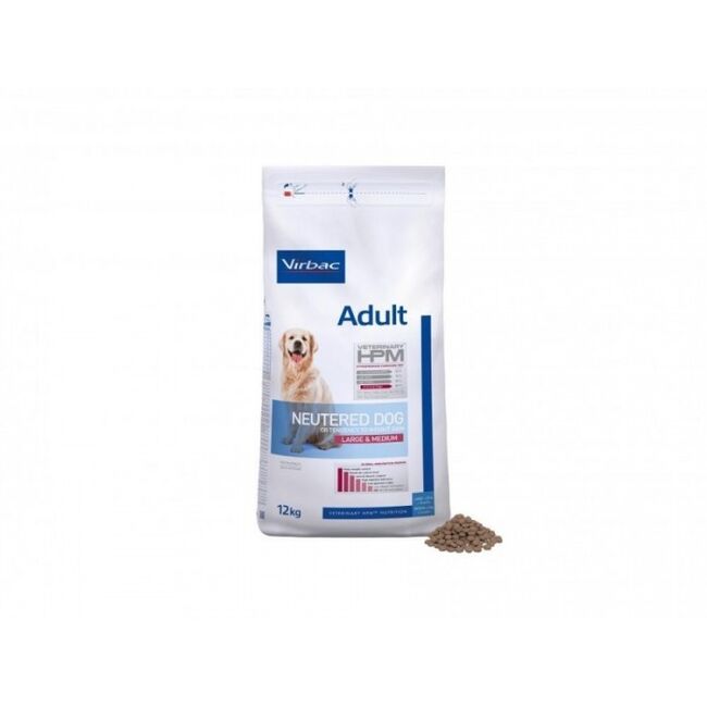 Virbac - Veterinary HPM Adult neutered dog large & medium - 12 kg